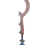 Currency / Ngulu Sword - Copper, Wood - Ngombe - Congo