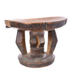 Vintage hand-carved from a single piece of wood. These stools were status symbols for elders of the nomadic Tonga people of Zimbabwe. They carry significant meaning, for the Tonga people