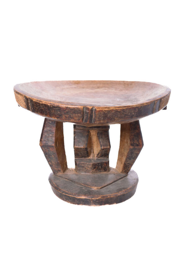 Vintage hand-carved from a single piece of wood. These stools were status symbols for elders of the nomadic Tonga people of Zimbabwe. They carry significant meaning, for the Tonga people