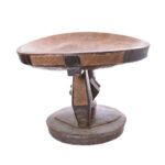 Vintage hand-carved from a single piece of wood. These stools were status symbols for elders of the nomadic Tonga people of Zimbabwe. They carry significant meaning, for the Tonga people