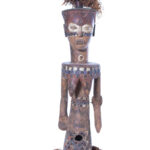 King ancestral figure - Wood - Ndengese - DR Congo