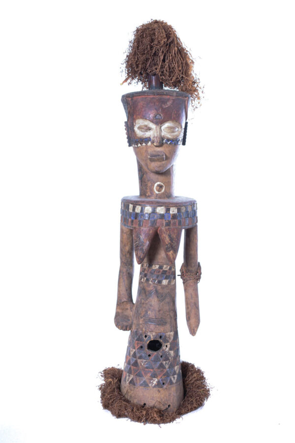 King ancestral figure - Wood - Ndengese - DR Congo