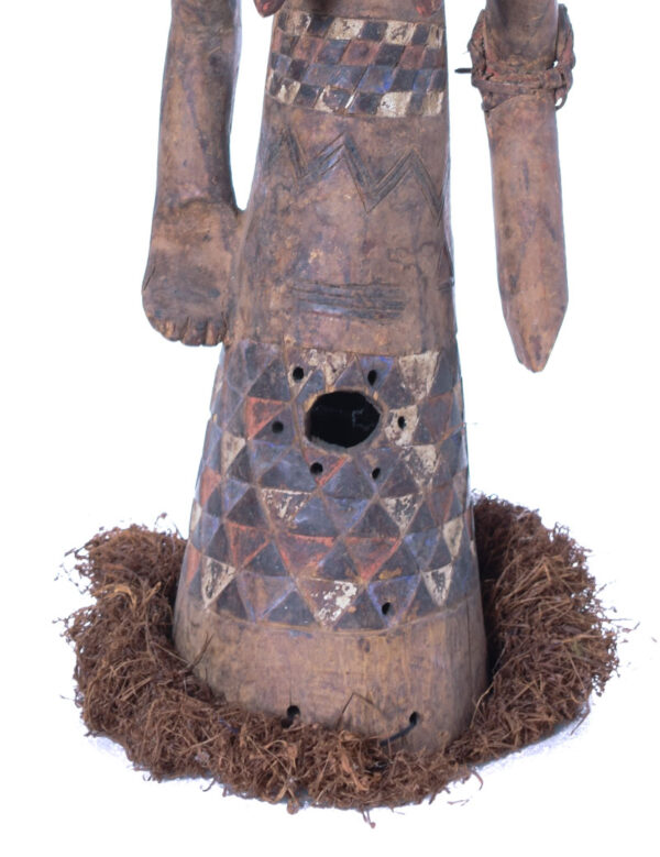 King ancestral figure - Wood - Ndengese - DR Congo