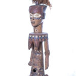 King ancestral figure - Wood - Ndengese - DR Congo