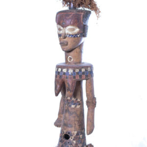 King ancestral figure - Wood - Ndengese - DR Congo