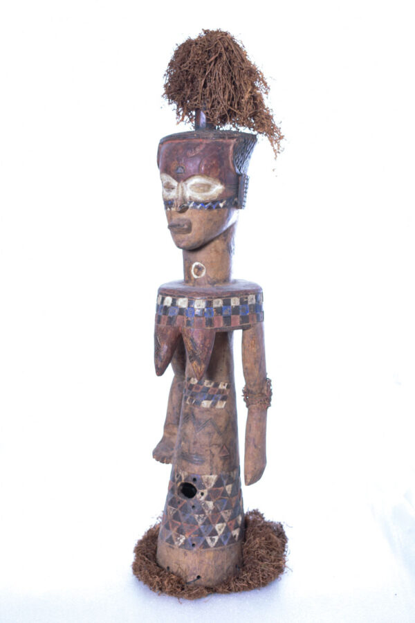 King ancestral figure - Wood - Ndengese - DR Congo