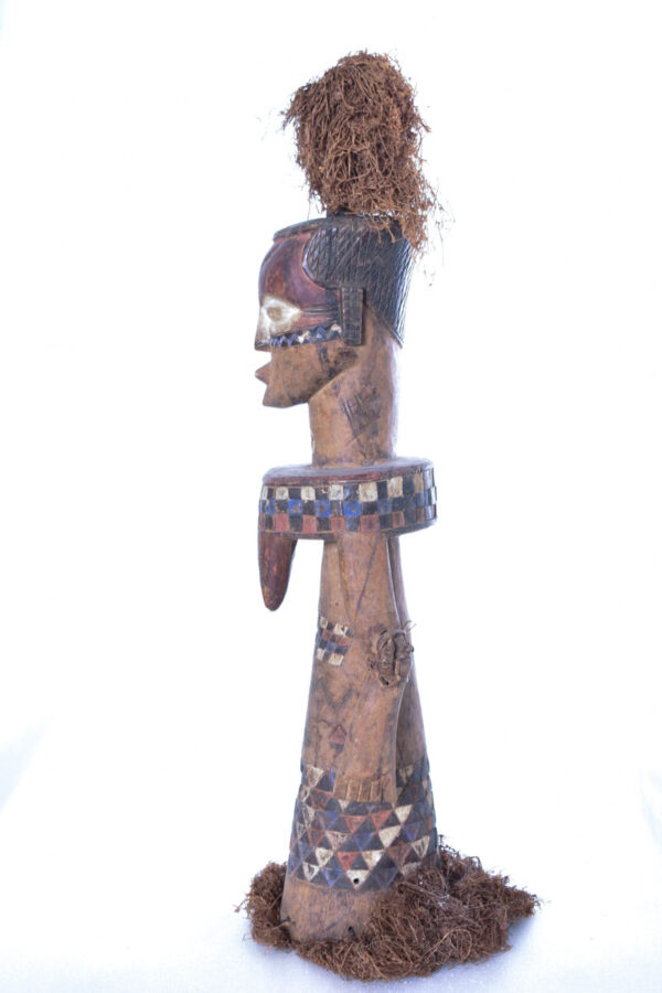 King ancestral figure - Wood - Ndengese - DR Congo