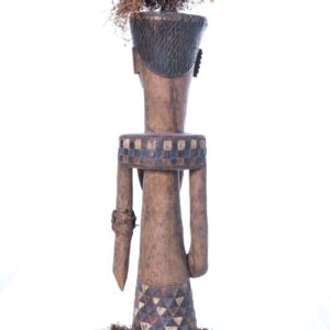 King ancestral figure - Wood - Ndengese - DR Congo