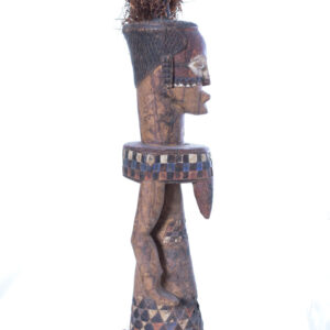 King ancestral figure - Wood - Ndengese - DR Congo