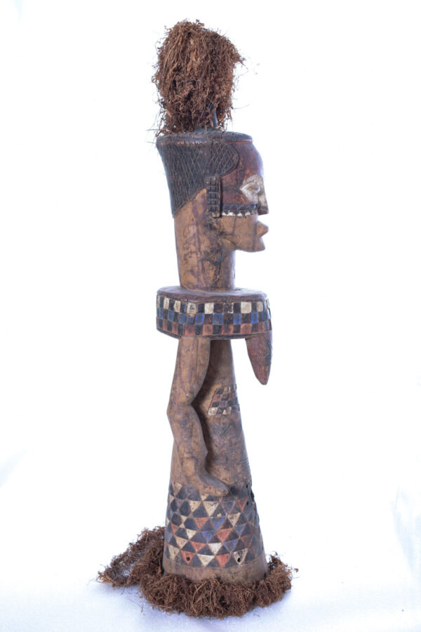 King ancestral figure - Wood - Ndengese - DR Congo