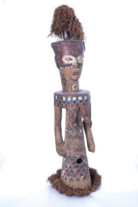 King ancestral figure - Wood - Ndengese - DR Congo
