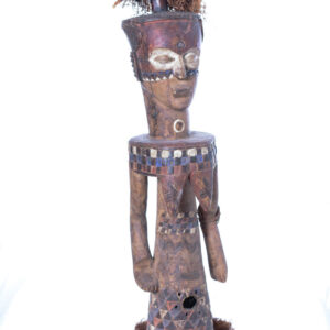 King ancestral figure - Wood - Ndengese - DR Congo