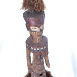 King ancestral figure - Wood - Ndengese - DR Congo