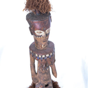 King ancestral figure - Wood - Ndengese - DR Congo