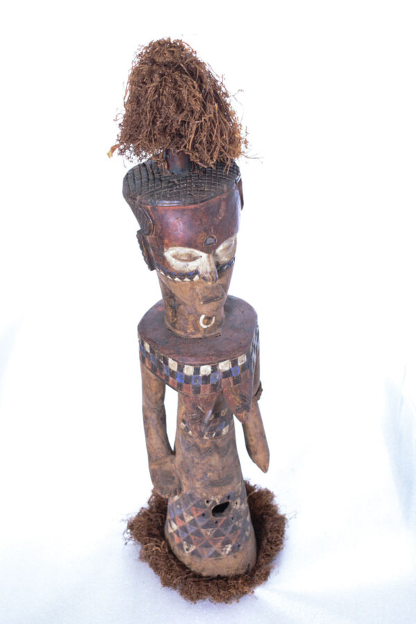 King ancestral figure - Wood - Ndengese - DR Congo