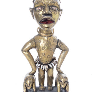 Figure - Cauris, Copper, Wood - Yombe - Congo
