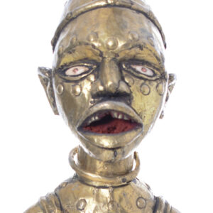 Figure - Cauris, Copper, Wood - Yombe - Congo
