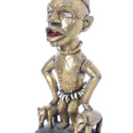 Figure - Cauris, Copper, Wood - Yombe - Congo