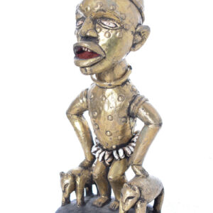 Figure - Cauris, Copper, Wood - Yombe - Congo
