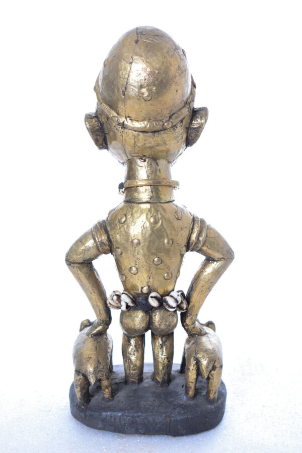 Figure - Cauris, Copper, Wood - Yombe - Congo