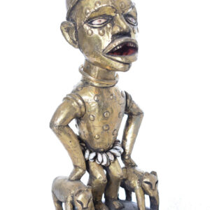 Figure - Cauris, Copper, Wood - Yombe - Congo