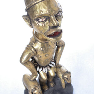 Figure - Cauris, Copper, Wood - Yombe - Congo