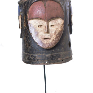 Ngontgang 4-faced helmet mask - Wood - Mitsogho - Gabon