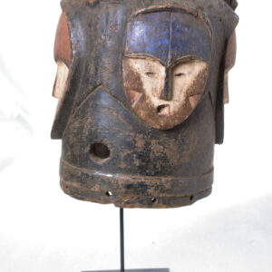 Ngontgang 4-faced helmet mask - Wood - Mitsogho - Gabon