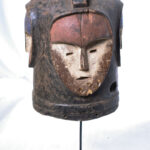 Ngontgang 4-faced helmet mask - Wood - Mitsogho - Gabon
