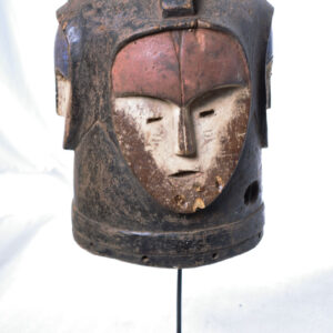 Ngontgang 4-faced helmet mask - Wood - Mitsogho - Gabon