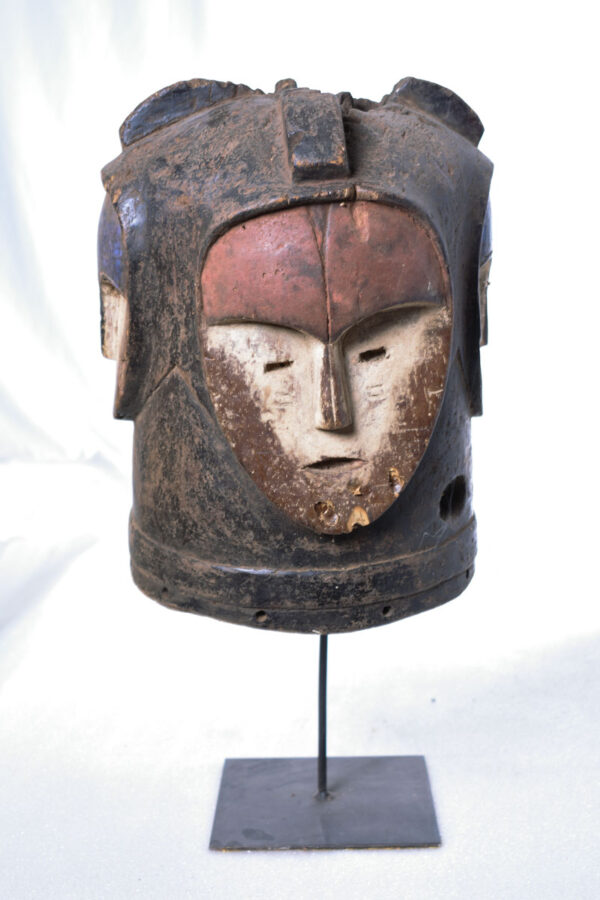 Ngontgang 4-faced helmet mask - Wood - Mitsogho - Gabon