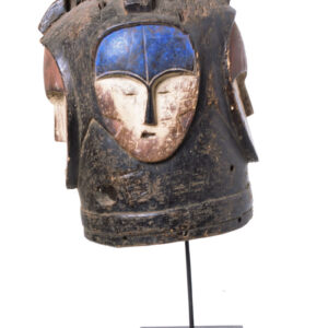 Ngontgang 4-faced helmet mask - Wood - Mitsogho - Gabon