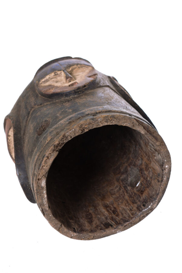 Ngontgang 4-faced helmet mask - Wood - Mitsogho - Gabon