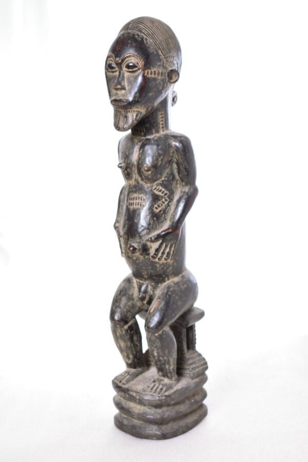 Figure - Baule - Wood - Ivory Coast