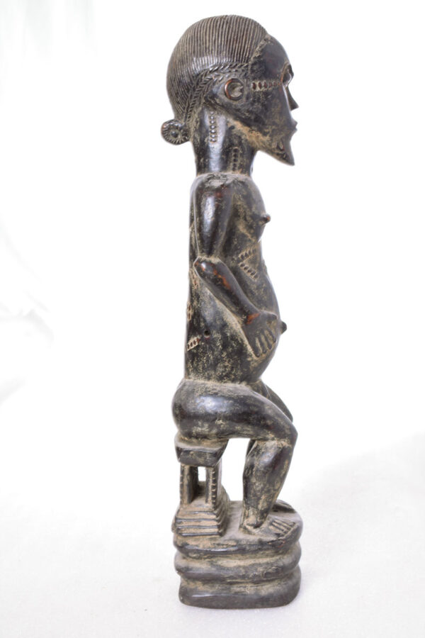 Figure - Baule - Wood - Ivory Coast