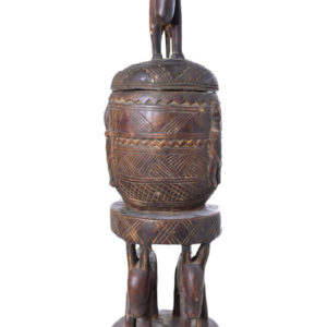 Container or Ointment box - Wood - Dogon - Mali