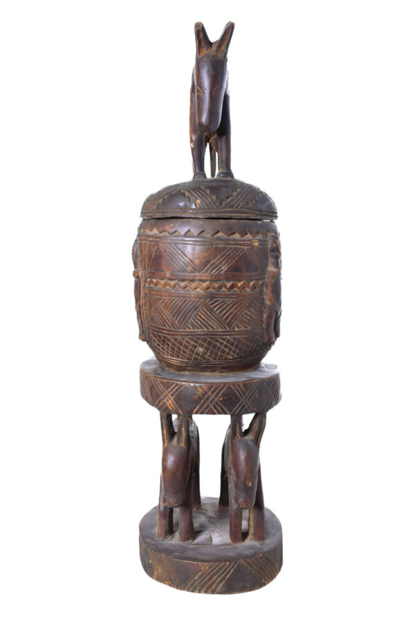 Container or Ointment box - Wood - Dogon - Mali