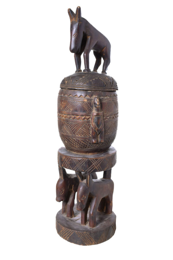 Container or Ointment box - Wood - Dogon - Mali