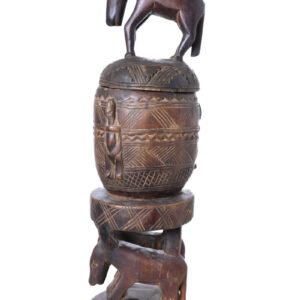 Container or Ointment box - Wood - Dogon - Mali