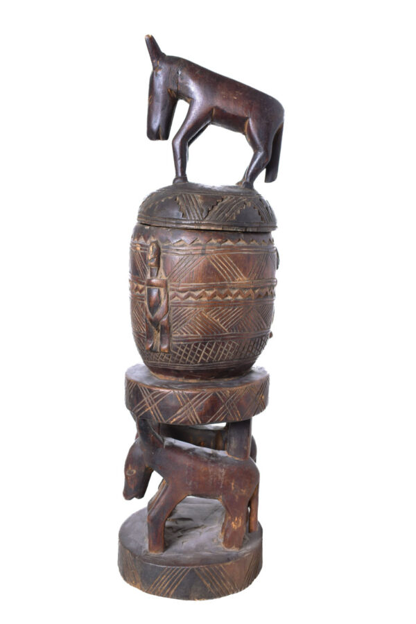 Container or Ointment box - Wood - Dogon - Mali
