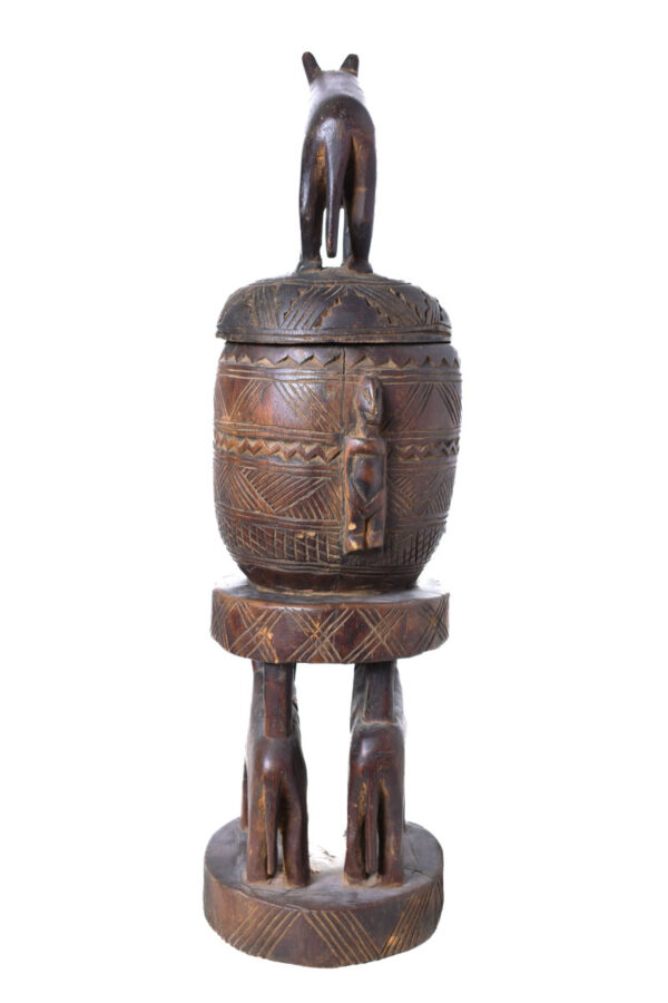 Container or Ointment box - Wood - Dogon - Mali
