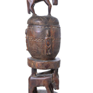 Container or Ointment box - Wood - Dogon - Mali