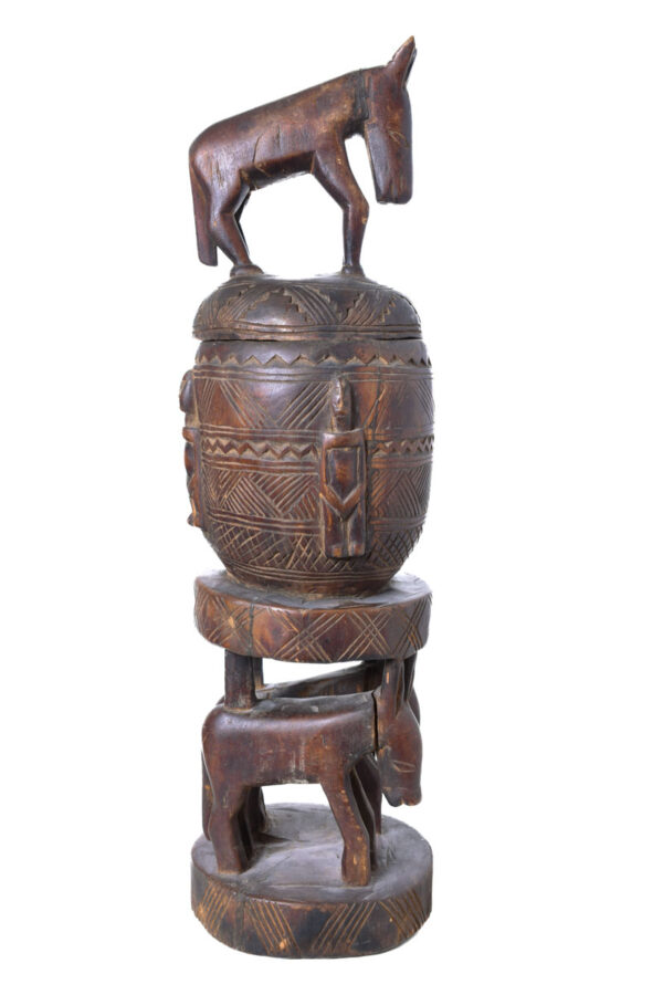 Container or Ointment box - Wood - Dogon - Mali