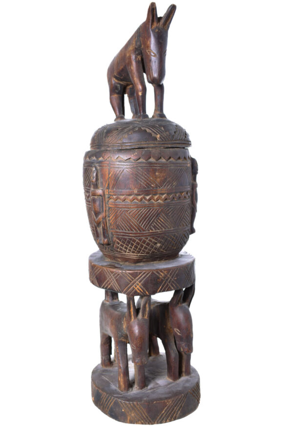 Container or Ointment box - Wood - Dogon - Mali