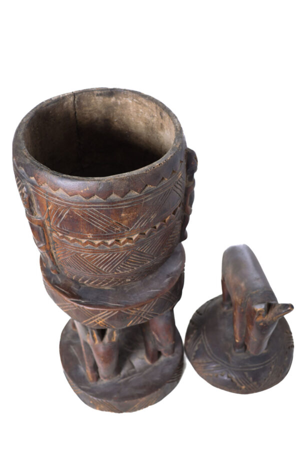 Container or Ointment box - Wood - Dogon - Mali