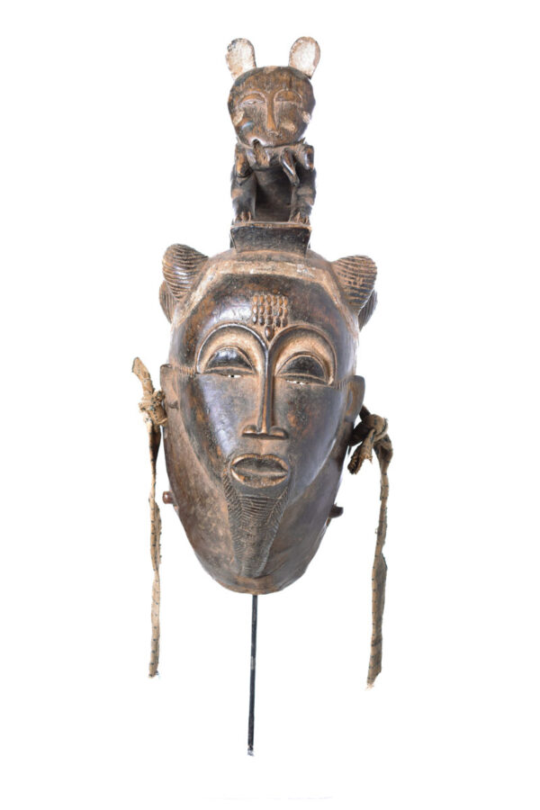 Dance mask - Wood - Baule - Ivory Coast