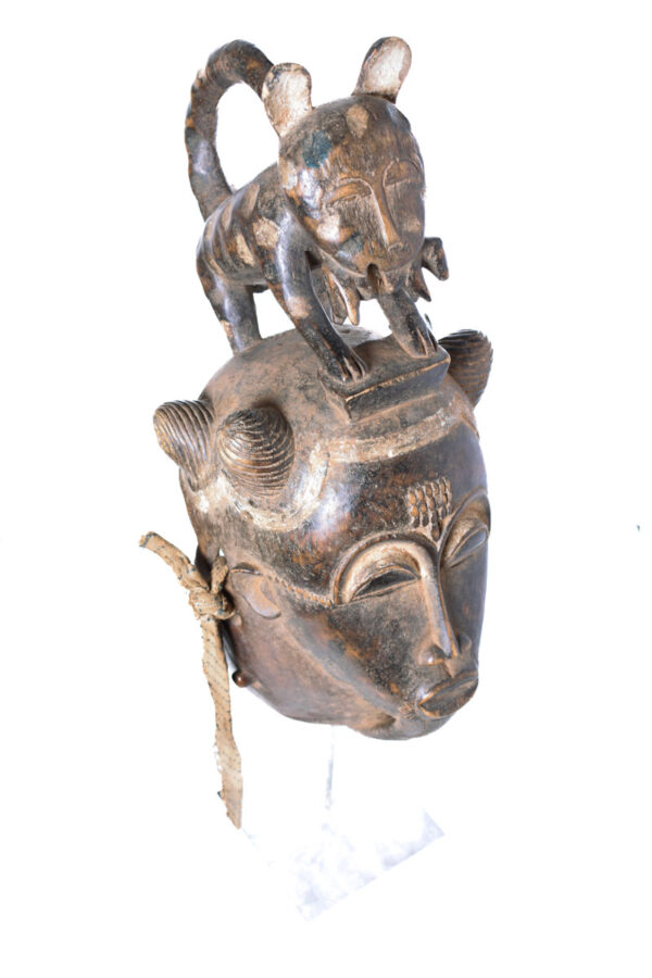 Dance mask - Wood - Baule - Ivory Coast
