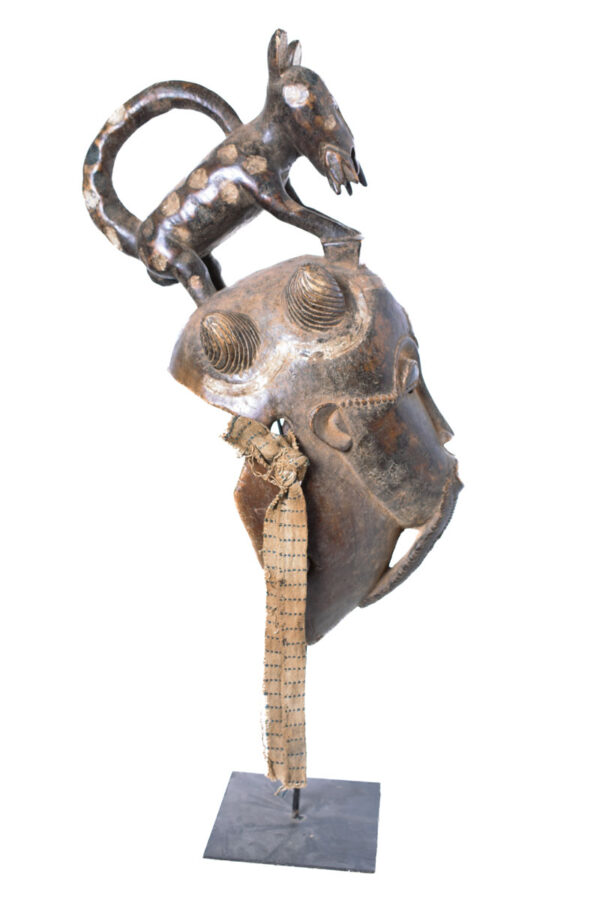 Dance mask - Wood - Baule - Ivory Coast