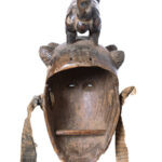 Dance mask - Wood - Baule - Ivory Coast