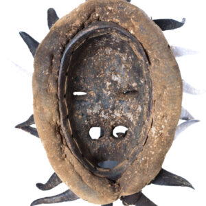 War mask - Wood, Horn, Teeth - Guere - Ivory Coast - Image 7